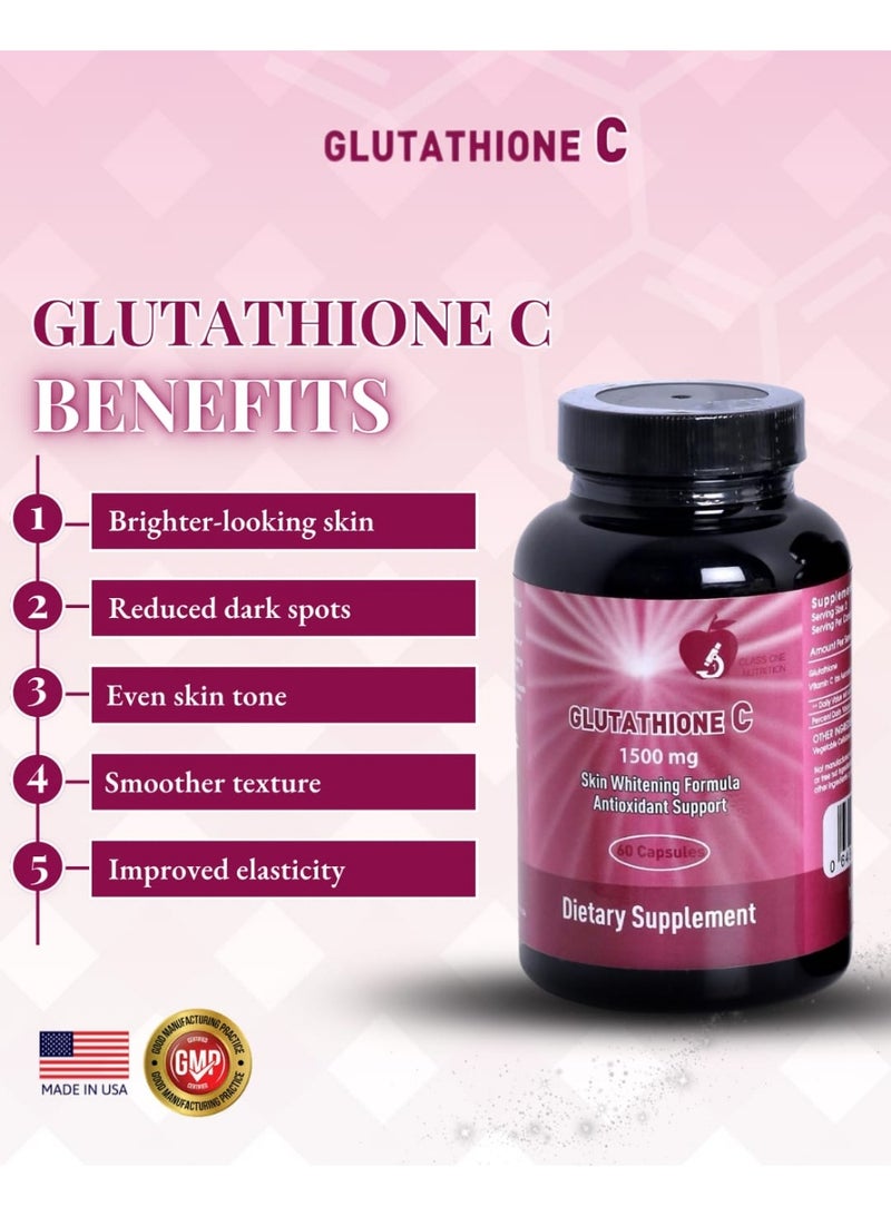 Classone Class One Nutrition Glutathione C Capsules, Pack of 60's - Image 2