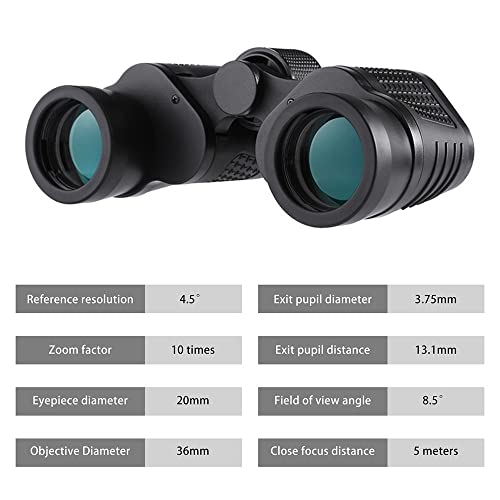 DONGKER 90X90 Binoculars,Waterproof Compact Binoculars with Low Light Night Vision for Concerts Travelling Hiking Gifts Party - Image 2