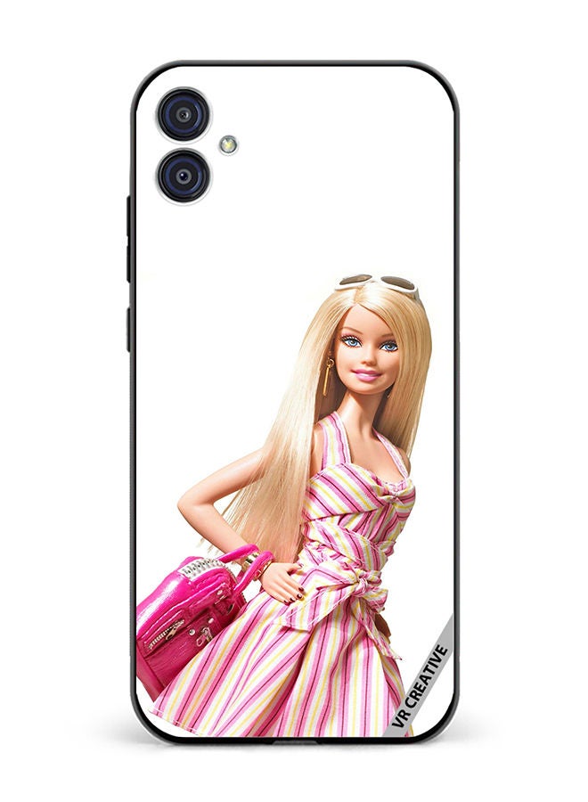VR CREATIVE Protective Case Cover For Samsung Galaxy M04/F04 Barbie Design Multicolour - Image 1