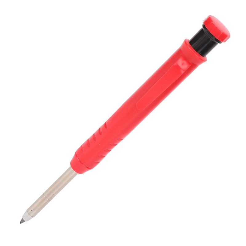 Woodworking Pencil: Fine Tip, Durable ABS Plastic, Comfortable Grip - Sharpener Included, Precision Tool for Metal Marking, Woodworking, Concrete Drilling - Image 3