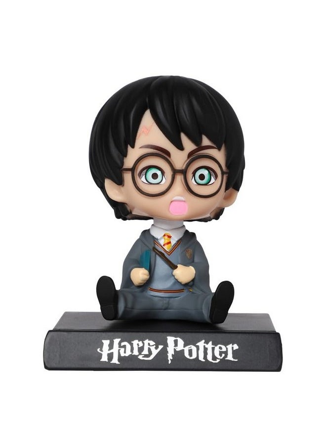 TechPro Techpro Super Hero Action Figure Limited Edition Bobblehead with Mobile Holder for Car Dashboard, Office Desk & Study Table- (Harry Potter)  - Image 1