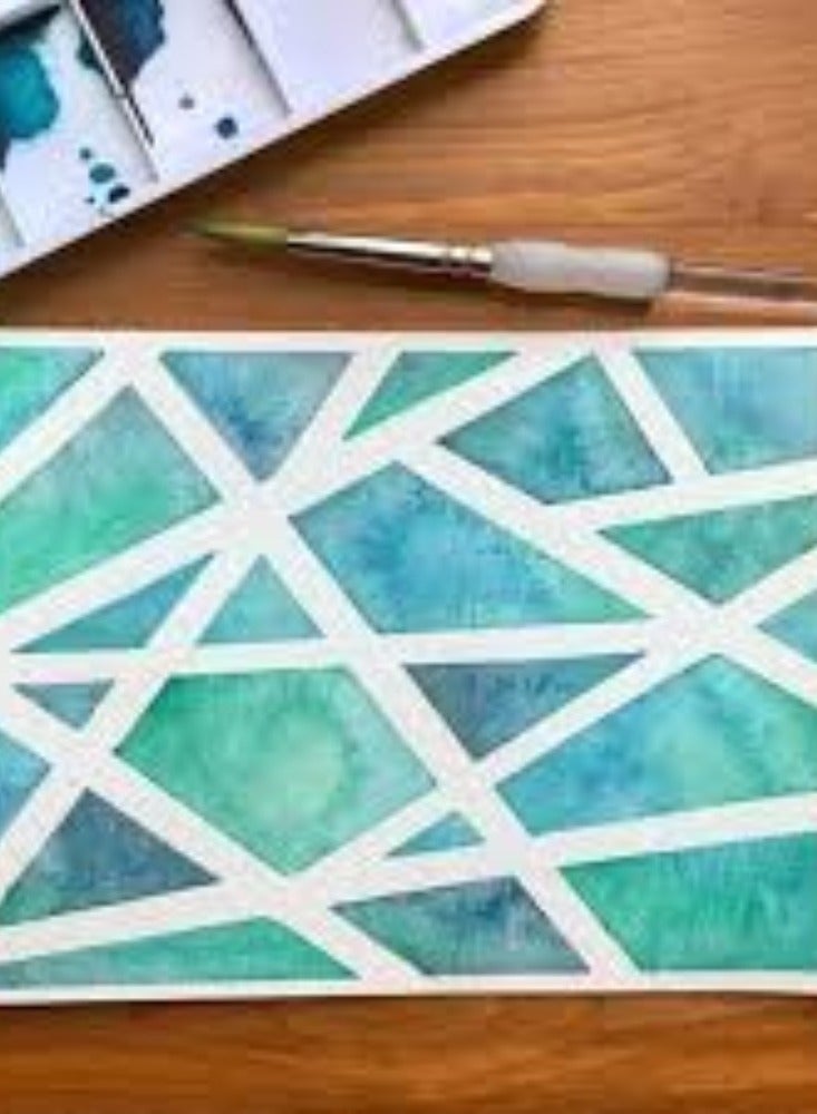 KNP 1/2 inch Masking Tape Pack of 9 is a versatile adhesive tape set ideal for a variety of applications, including painting, labeling, and general purpose masking. - Image 5