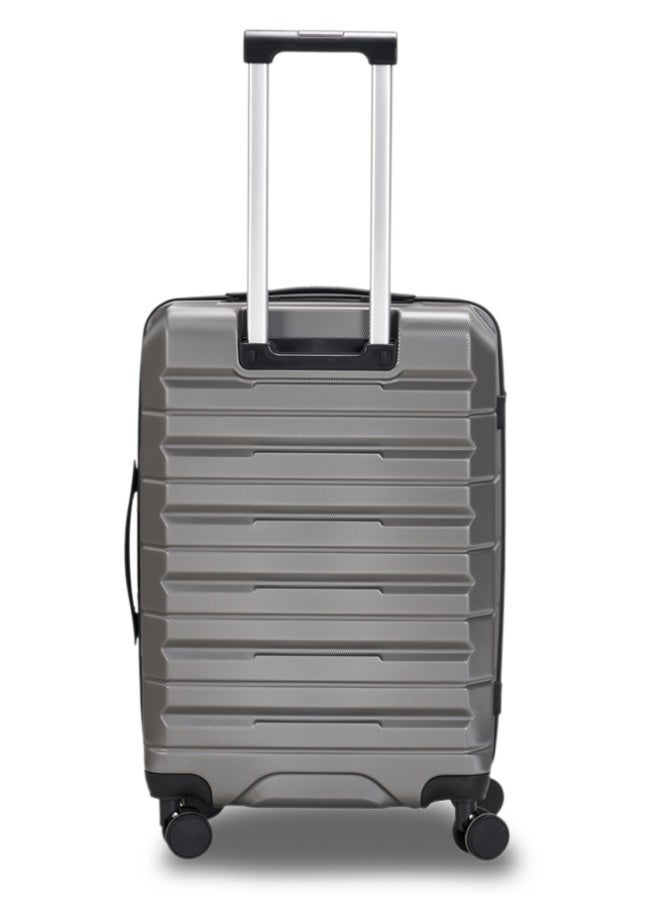 طقم شنط سفر مكون من 3 حقائب أمتعة لون رمادي مقاس 2...