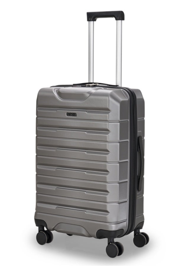 طقم شنط سفر مكون من 3 حقائب أمتعة لون رمادي مقاس 2...