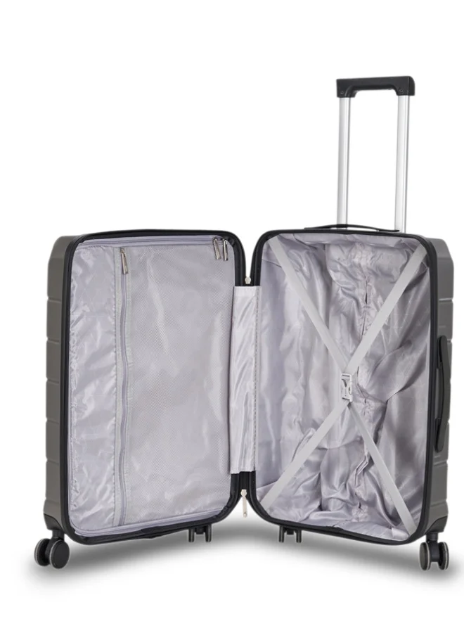 LIMRA Travel bags hard Luggage set 3 pieces size 28/24/20 inch Grey