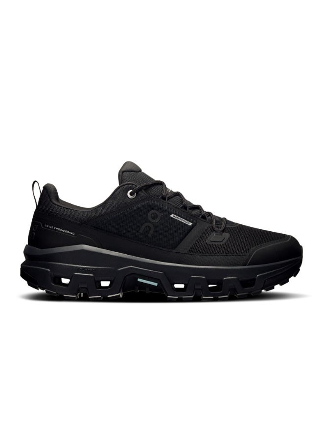 On Running Cloudrock Low WP Sneaker - Black - Image 1