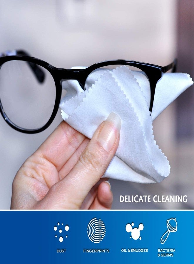 AAwipes Eyeglasses Cleaner Cloths Microfiber Cloths (10 Packs for Eyeglasses, Lenses, Phones, Screens, Camera,Silverware, Any Other Delicate Surfaces (6"x7",3 White + 7 Dark Grey - Image 3