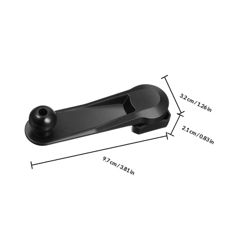 4Pcs Black Car Air Vent Phone Holder Mount With 360 Degree Rotation Extension Arm - Image 3
