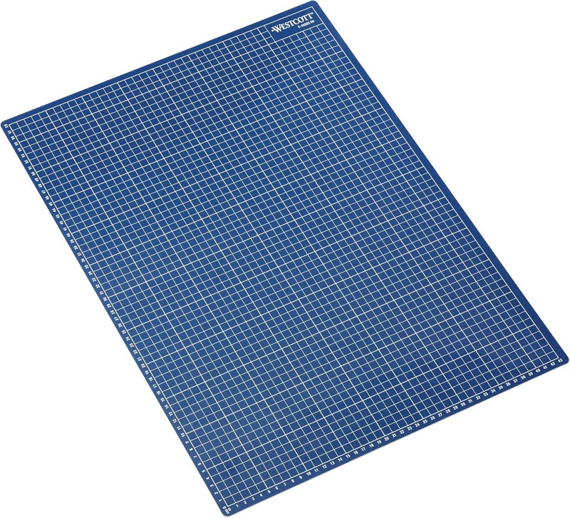 Westcott A2 600 x 450 x 3 mm Cutting Mat - Blue - Image 1