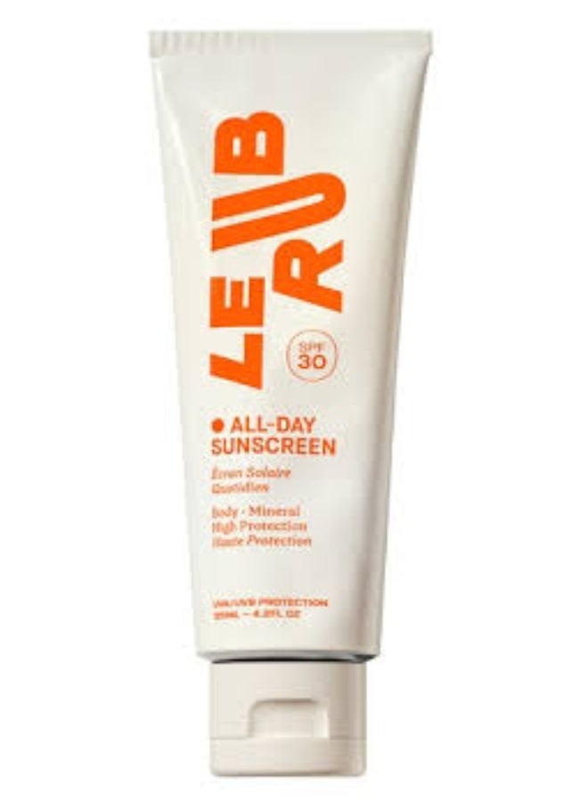 Le Rub All-Day Sunscreen SPF30 125ml - Image 1