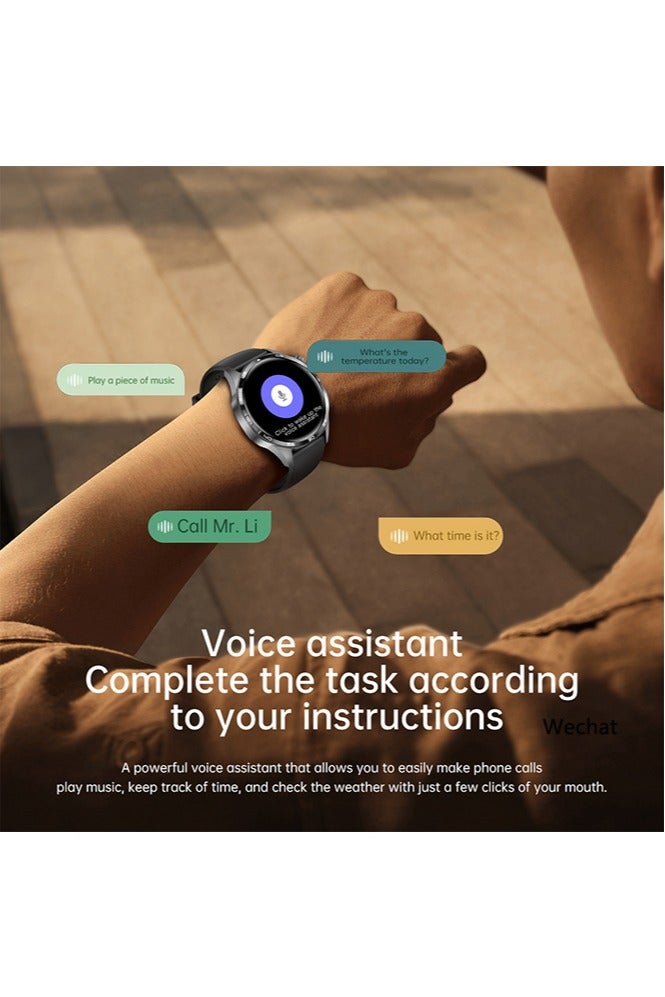 RollsTimi  Smart Watch, 1.53" HD Screen Smartwatch for Men (Answer/Make Call), Fitness Watch with Sleep Monitor/Steps Monitor, 100+ Sports Modes, Activity Trackers, Black - Image 2