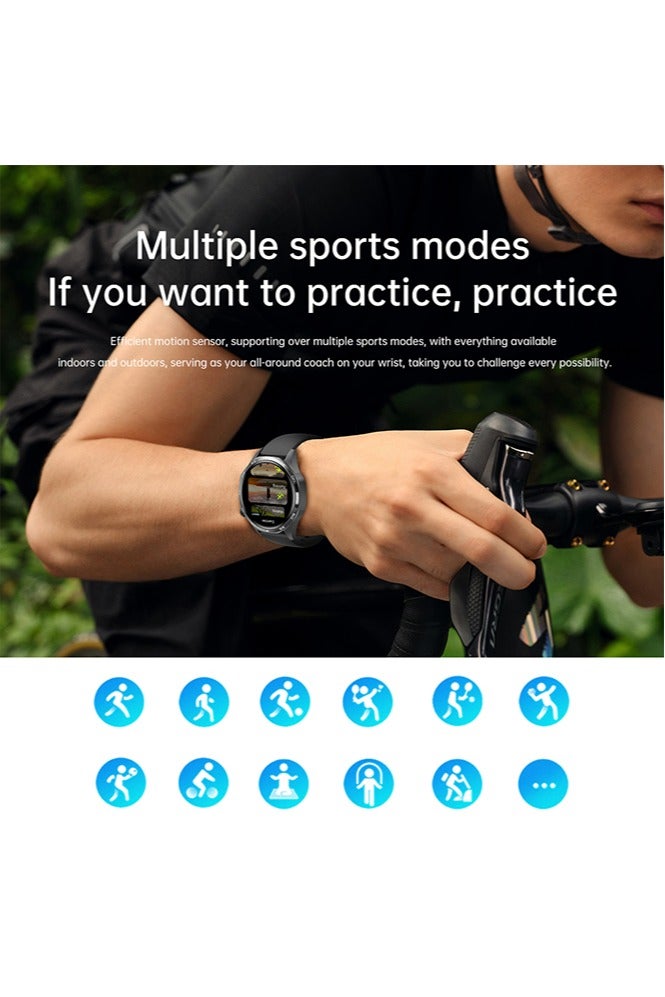 RollsTimi  Smart Watch, 1.53" HD Screen Smartwatch for Men (Answer/Make Call), Fitness Watch with Sleep Monitor/Steps Monitor, 100+ Sports Modes, Activity Trackers, Black - Image 4