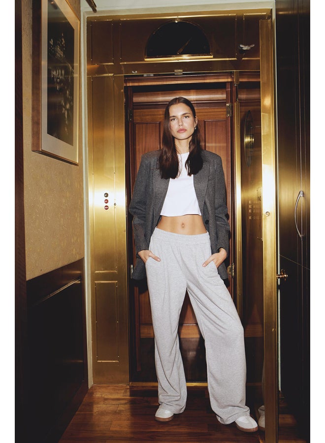 DeFacto Woman Wide Leg Knitted Trousers  - Image 1