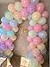 Brontothere Pastel Party Balloons 12 inches 100pcs Assorted Color Birthday Balloons Kids Baby Shower Balloons - Image 2