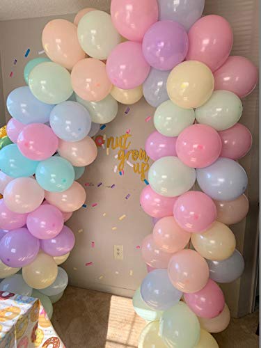 Brontothere Pastel Party Balloons 12 inches 100pcs Assorted Color Birthday Balloons Kids Baby Shower Balloons - Image 5