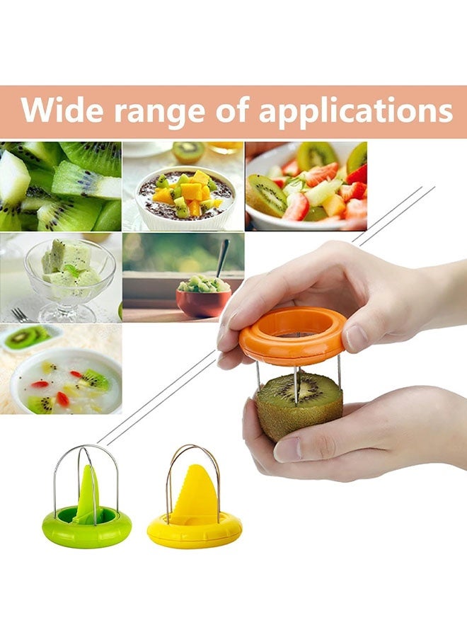 Fast Peel Any Fruit Or Soft Vegetable With Ease. Kiwi Slicer Peeler Pitter Scooper, Mango And Kimi Corer, Kiwi Fruit Scoop Kitchern Tool - Green - Image 5