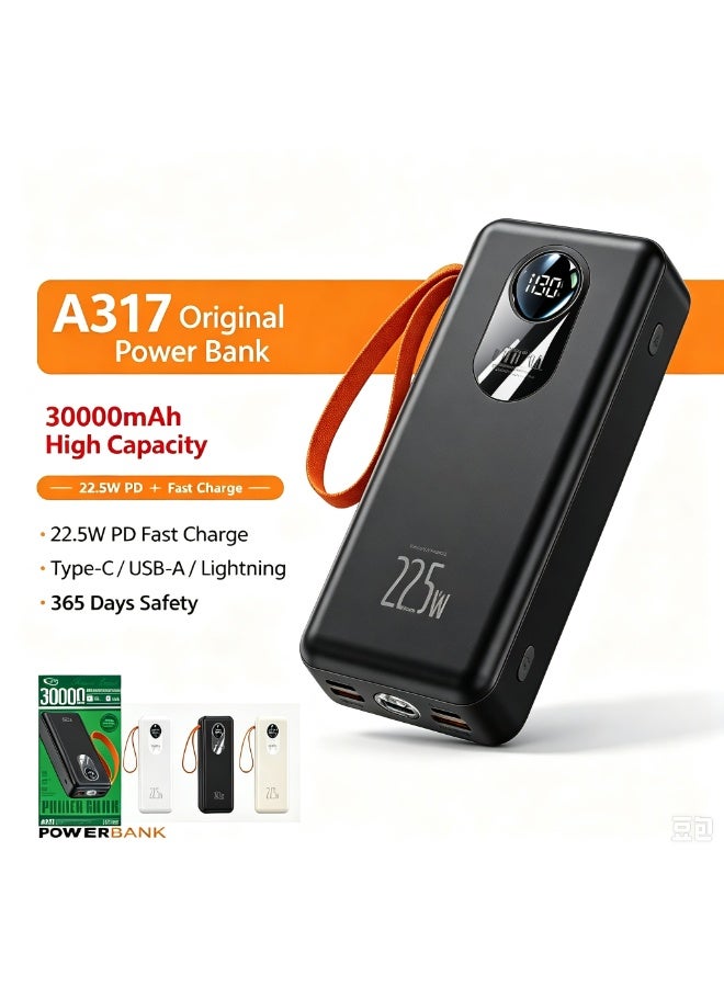 جيتي إف إف Jtff Power Bank 22.5W 30000mAh