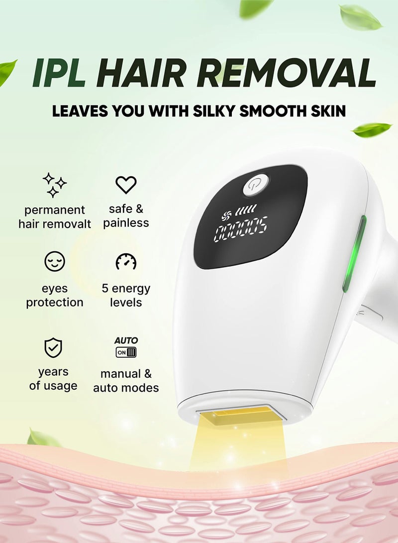 Excefore Hair Removal, At-Home IPL Hair Removal for Women and Men Hair Removal, - Image 2