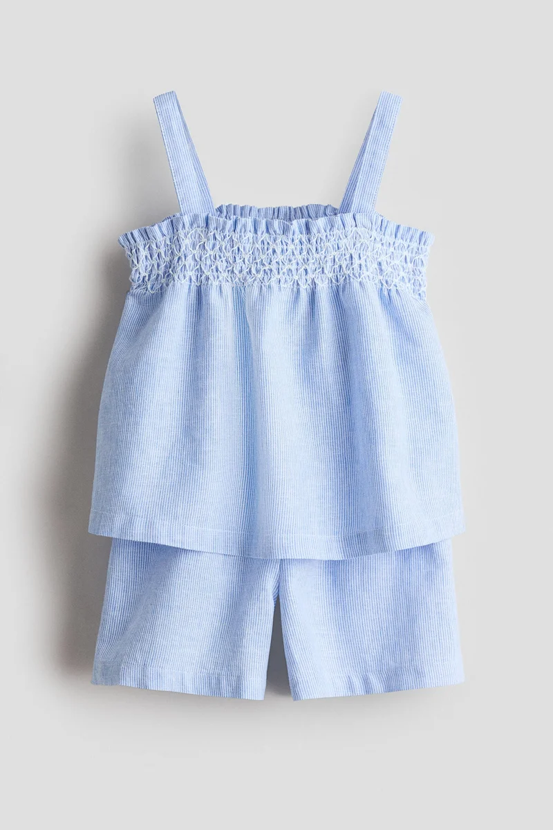 H&M 2-piece linen-blend set