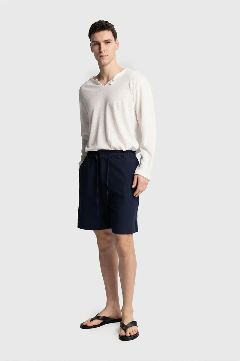 Giesto Navy Blue GIESTO Men's Tailored Shorts for Men | Best Price UAE