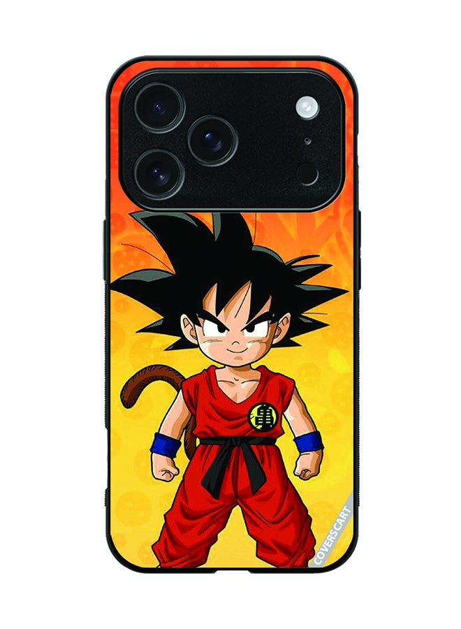 COVERSCART Protective Case Cover For Apple iPhone 17 Pro Goku Cartoon Design Multicolour