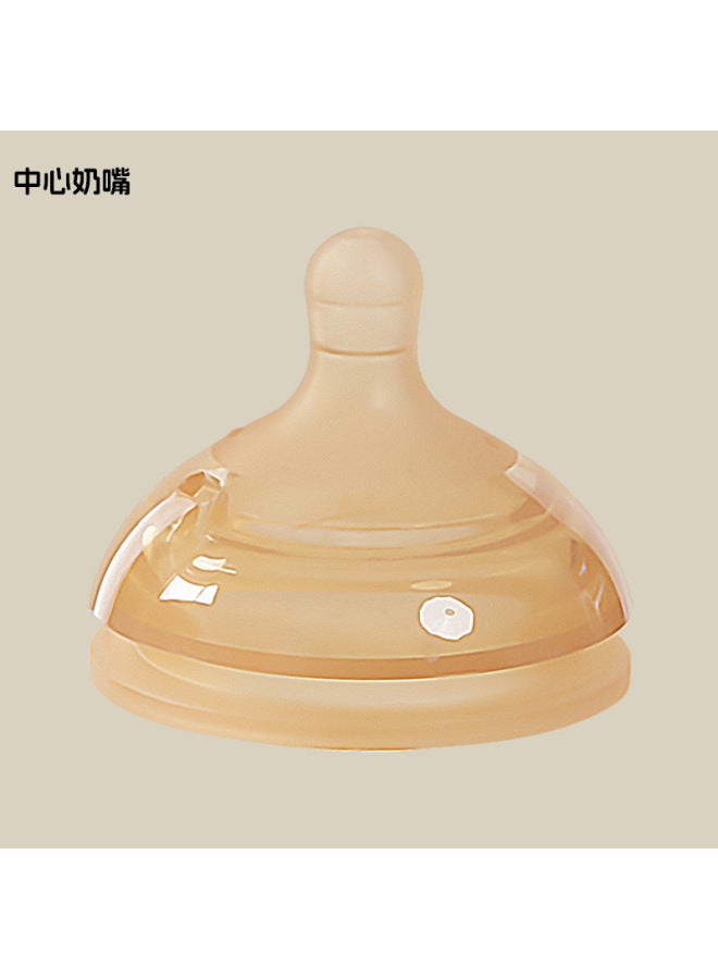 New 6.4cm Caliber Accessories Suitable For 100-day Glass Feeding Bottle Nipple Center Water Nozzle Screw Tooth Cover Direct Batch