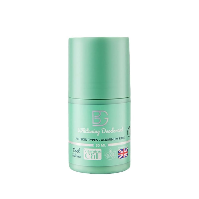 BG Deodorant Roll-On Cool Intense – 50 ML-48-Hour Protection - Aluminum-Free - Soft & Gentle