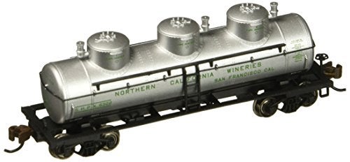 Bachmann Industries 3 Dome Tank Northern California Wineries Car N Scale - Image 1
