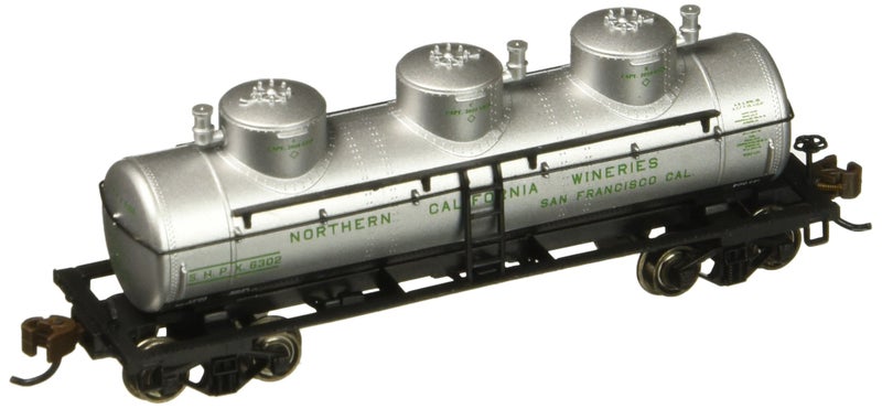 Bachmann Industries 3 Dome Tank Northern California Wineries Car N Scale - Image 3