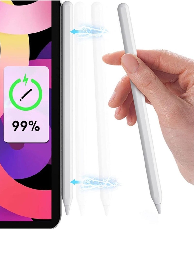 ELTRAZONE Stylus Pen for iPad Pencil 2nd Generation [Wireless Charging/Palm Rejection/Tilt Sensitive] Compatible for Apple iPad Pro 1/2/3/4/5th 11/12.9inch,iPad Air 4/5th,iPad Mini 6th Active Drawing Pen - Image 2