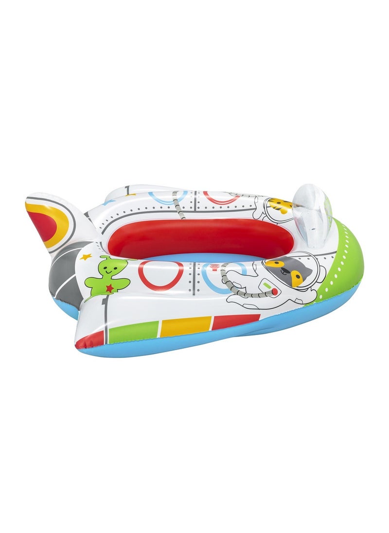 Bestway Bestway Space Ship Inflatable Baby Boat Float 1.04m x 99cm with sound #34178  - Image 2