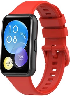 FTRONGRT FTRONGRT Strap for Huawei Watch Fit 2 Classic, Flexible Silicone Replacement Watch Adjustable Bracelet Smart Watch Strap 