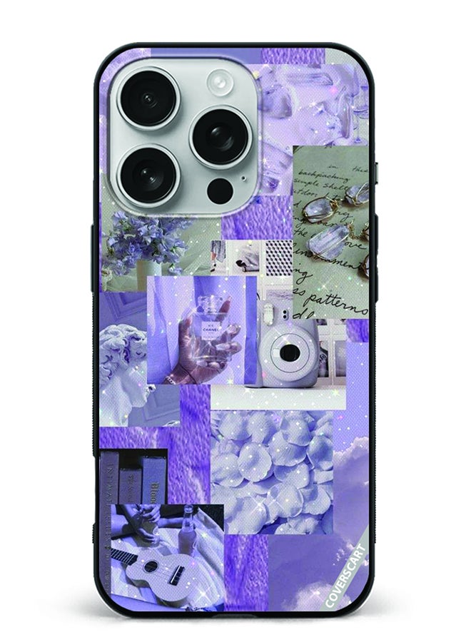 COVERSCART Protective Case Cover For Apple iPhone 16 Pro Max Aesthetic Design Purple