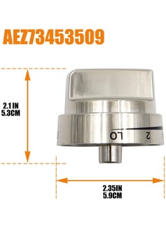 Generic أزرار موقد أزور ديلي AEZ73453509 replacement تناسب فرن غاز lg موديل LRG3036ST LRG3095ST LRG3091ST LRG3093ST LRG3035ST LDG3036ST، استبدال AEZ72909008 AP5669773 2347547 PS7321756 وما إلى ذلك  - Image 3