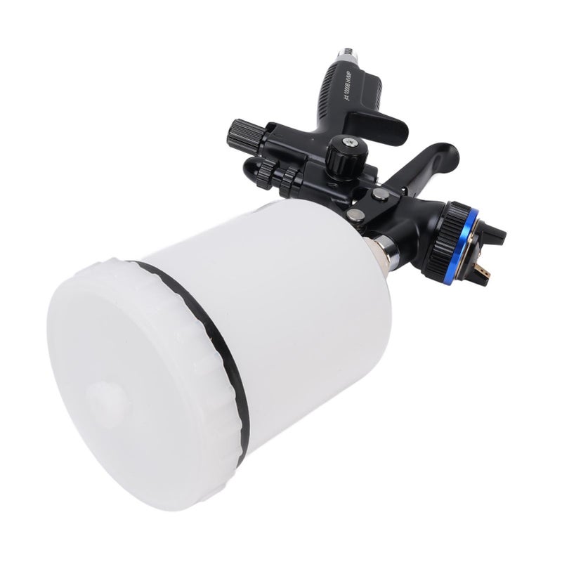 HVLP Spray Tool 4000B 600ml Cup 1.3mm Nozzle Air Paint Sprayer Tool Kit with Cleaning Brush for Furniture Walls Door - Image 4