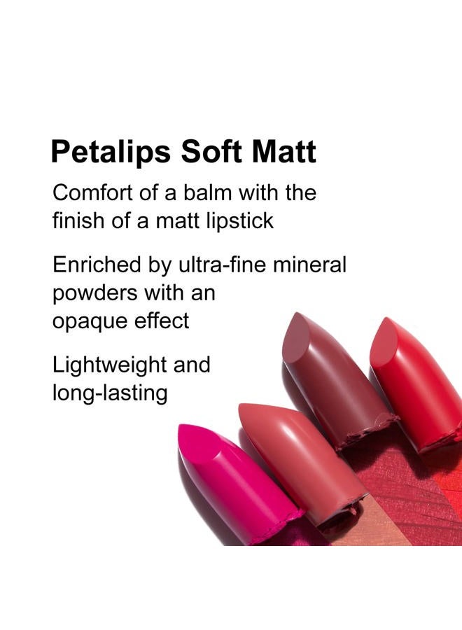 PUPA Milano Petalips Soft Matt Lipstick - Lightweight And Imperceptible - Provides Color With Buildable Intensity - Combines Comfort Of A Balm With A Matte Finish - 003 Aquatic Nymphaea - 0.123 Oz - Image 2