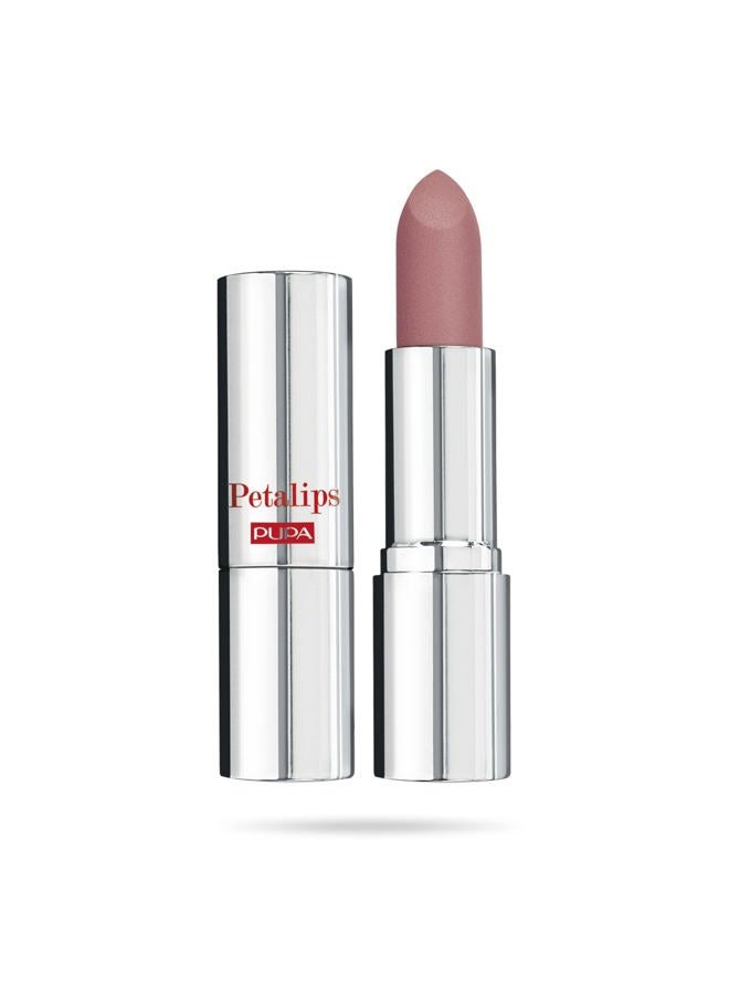 PUPA Milano Petalips Soft Matt Lipstick - Lightweight And Imperceptible - Provides Color With Buildable Intensity - Combines Comfort Of A Balm With A Matte Finish - 003 Aquatic Nymphaea - 0.123 Oz - Image 1