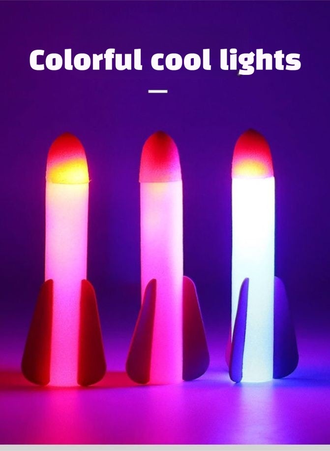 CALL PLAY Glowing Rocket Launcher for Kids, 6 Rockets Fun Outdoor Kids Gifts for Boys & Girls - STEM Toy Foam Blaster Set Soars Up to 100 Feet - Ages 3 & Up - Image 2