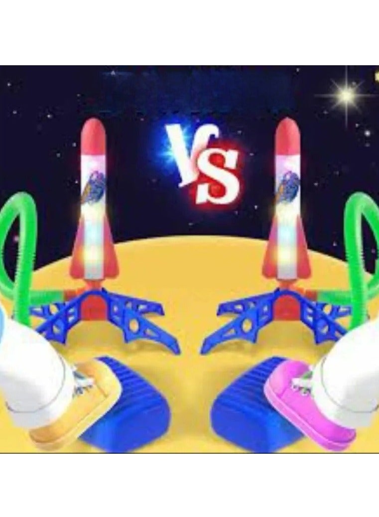 CALL PLAY Glowing Rocket Launcher for Kids, 6 Rockets Fun Outdoor Kids Gifts for Boys & Girls - STEM Toy Foam Blaster Set Soars Up to 100 Feet - Ages 3 & Up - Image 3