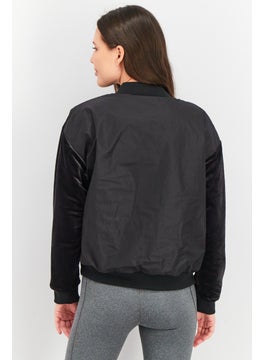 adidas Originals Women Sportswear Fit Reversible Bomber Jacket, Black  - Image 2