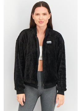 adidas Originals Women Sportswear Fit Reversible Bomber Jacket, Black  - Image 3