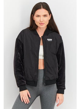 adidas Originals Women Sportswear Fit Reversible Bomber Jacket, Black  - Image 1