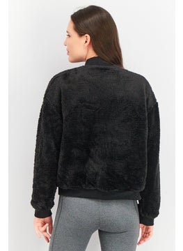 adidas Originals Women Sportswear Fit Reversible Bomber Jacket, Black  - Image 4