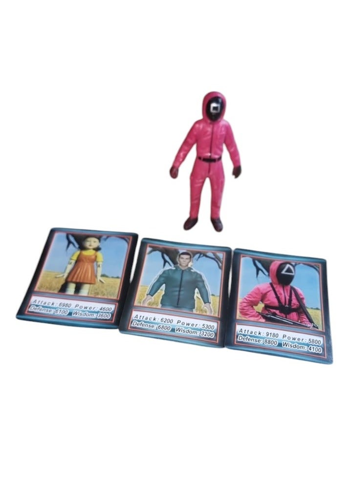 Squid Game Toy Action Figure and Collection Card - Surprise Pack (Random Pick)  - Image 1