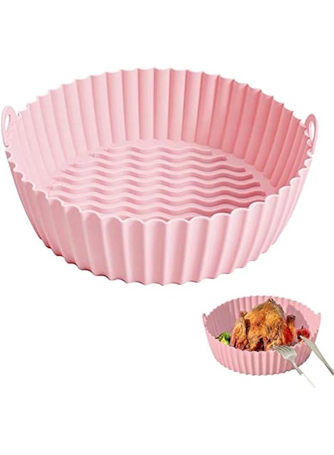 Air Fryer Silicone Pot, 8.5 In Top Premier Silicone Air Fryer Oven Accessories Silicone Liner,Air Fryer Liners,Reusable Air Fryer Silicone Basket Bowl,Replacement Of Flammable Parchment Liner Paper - Image 1