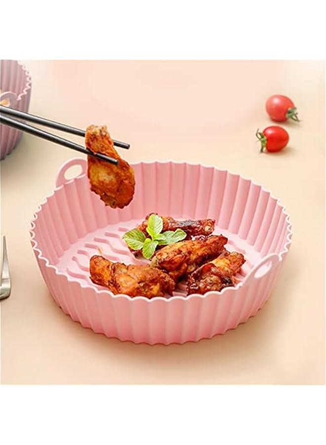 Air Fryer Silicone Pot, 8.5 In Top Premier Silicone Air Fryer Oven Accessories Silicone Liner,Air Fryer Liners,Reusable Air Fryer Silicone Basket Bowl,Replacement Of Flammable Parchment Liner Paper - Image 3
