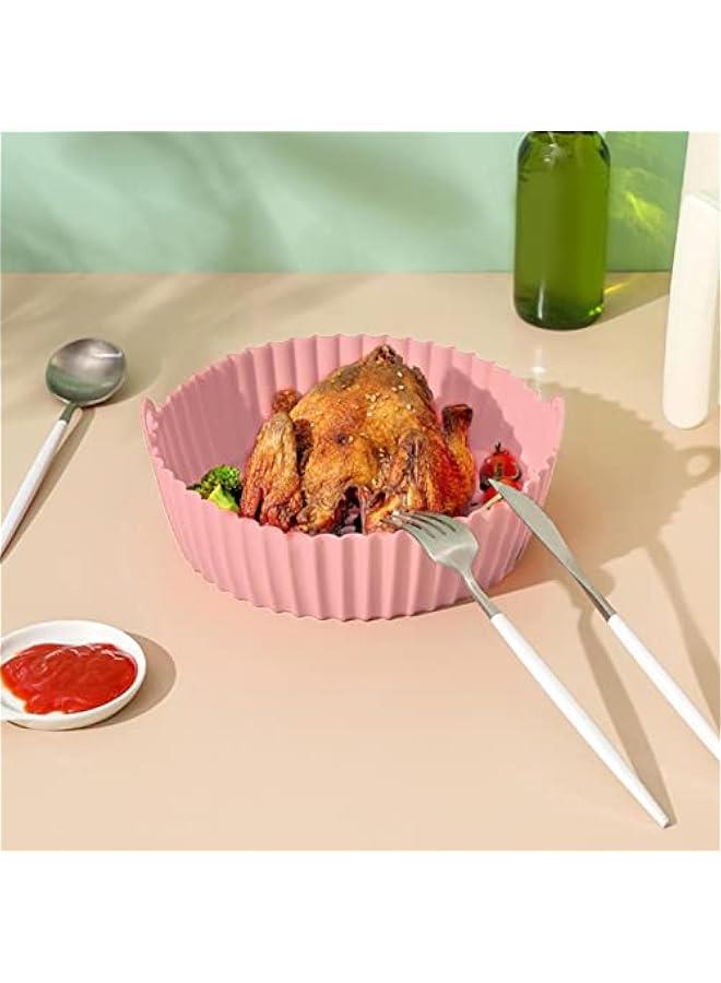 Air Fryer Silicone Pot, 8.5 In Top Premier Silicone Air Fryer Oven Accessories Silicone Liner,Air Fryer Liners,Reusable Air Fryer Silicone Basket Bowl,Replacement Of Flammable Parchment Liner Paper - Image 4