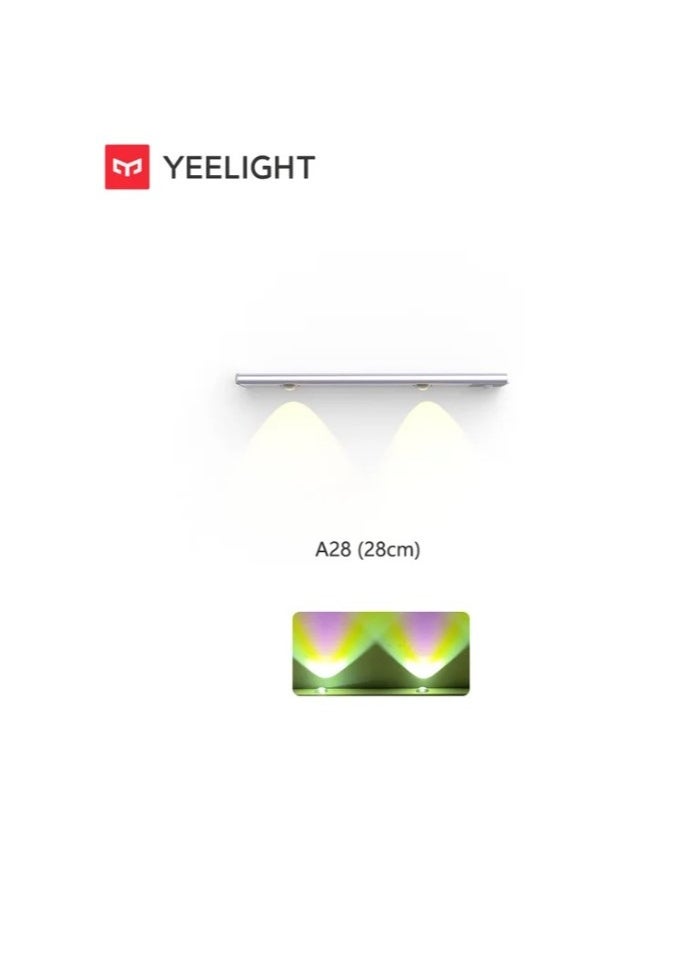 Yeelight - YL-Mate-Cat-eye Closet Light-28cm-Non Smart-Silver | Human + Light sensing | Type C Charging | - Image 1