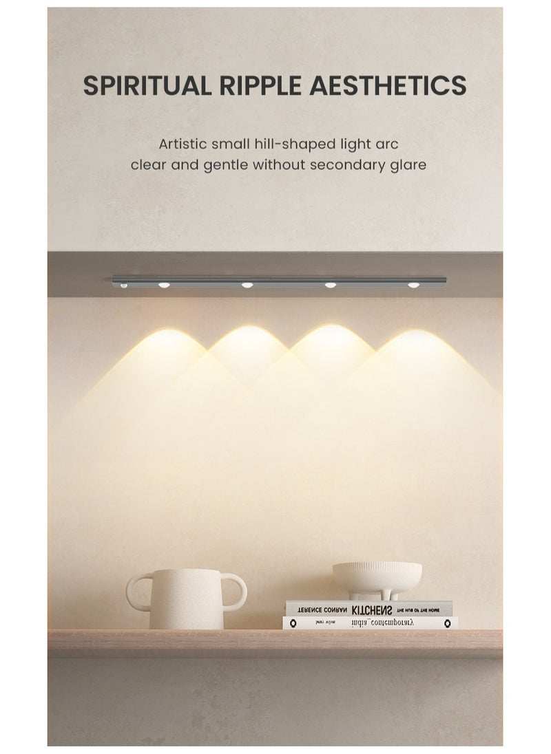 Yeelight - YL-Mate-Cat-eye Closet Light-28cm-Non Smart-Silver | Human + Light sensing | Type C Charging | - Image 1