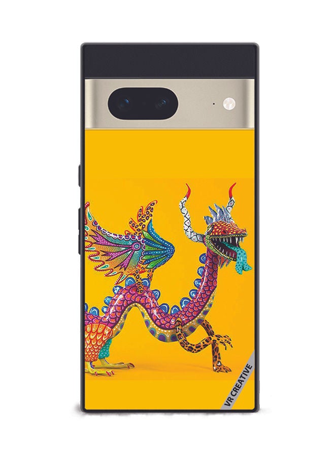 VR CREATIVE Protective Case Cover For Google Pixel 7 Dragon Design Multicolour - Image 1